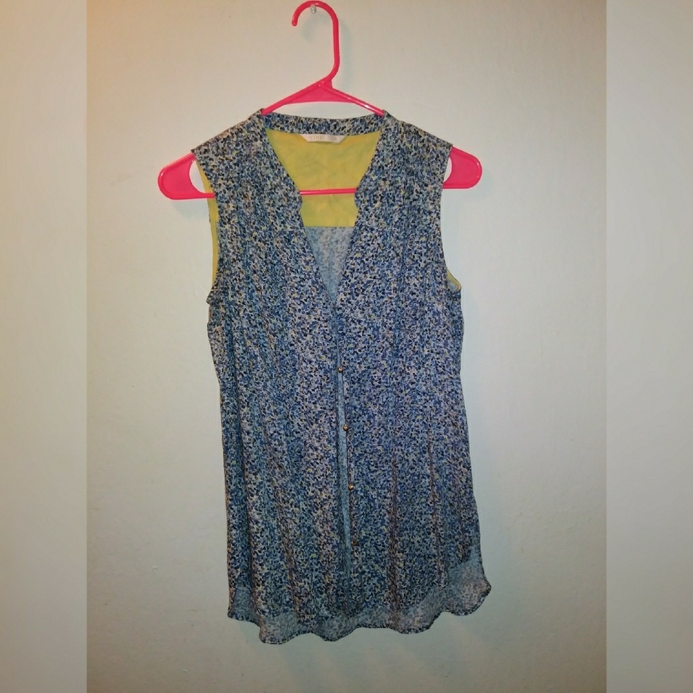 Floral Half Sleeve Button Down